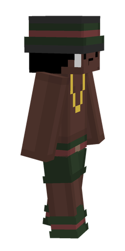 Green skin: body, right side render