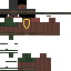 Green skin: raw texture render