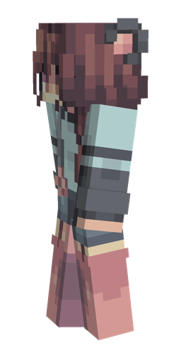 Black skin: body, left side render