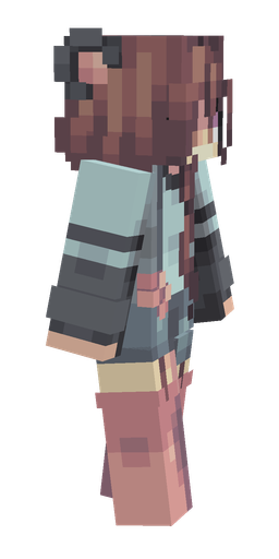 Black skin: body, right side render