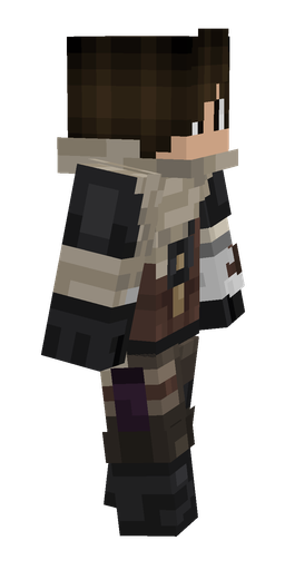 Black skin: body, right side render