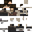 Black skin: raw texture render
