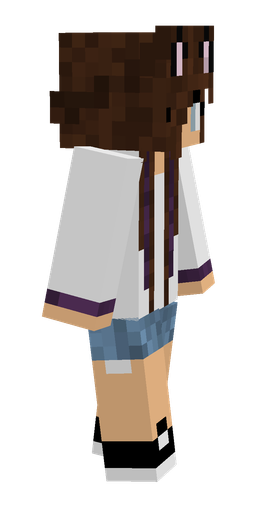 Brown skin: body, right side render