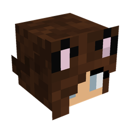 Brown skin: head render