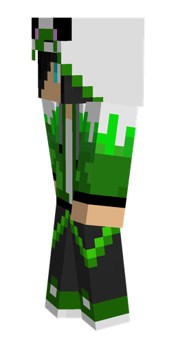 Black skin: body, left side render