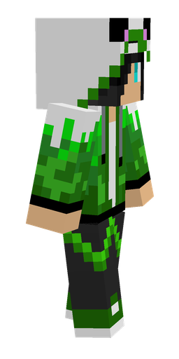Black skin: body, right side render