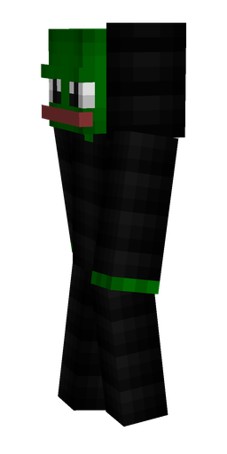 Black skin: body, left side render