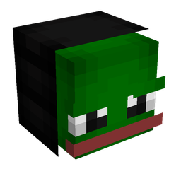 Black skin: head render