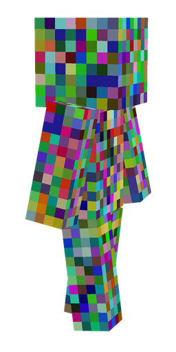 Blue skin: body, right side render