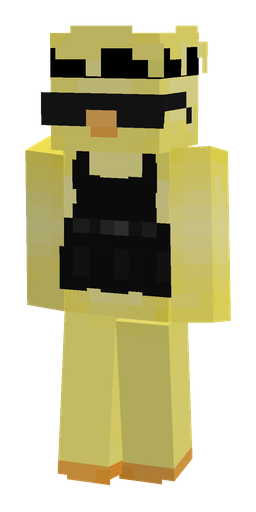 Black skin: body, front render