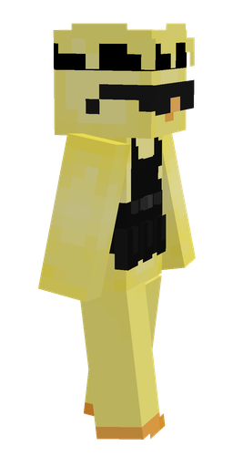 Black skin: body, right side render