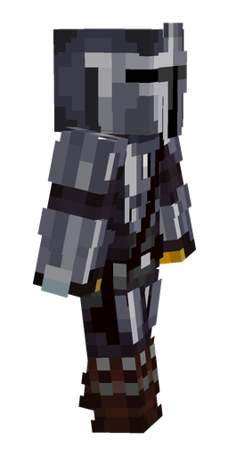 Black skin: body, right side render