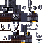 Black skin: raw texture render