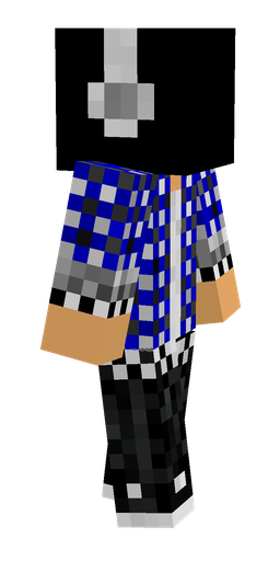 Black skin: body, right side render