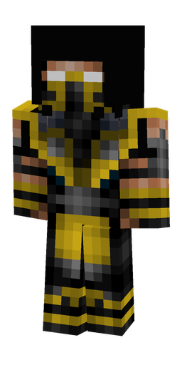 Black skin: body, front render