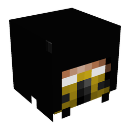 Black skin: head render