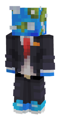 Black skin: body, front render