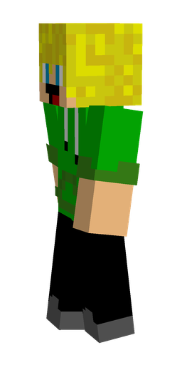 Black skin: body, left side render