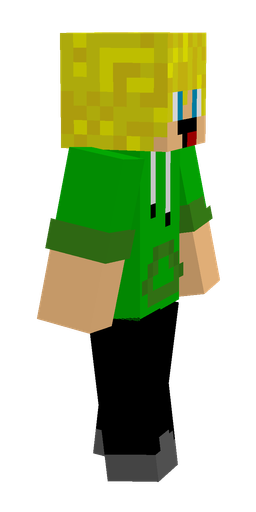 Black skin: body, right side render