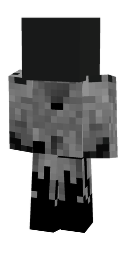 Black skin: body, back render