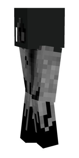 Black skin: body, left side render