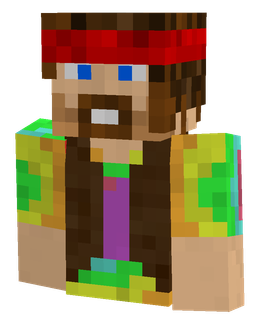 Blue skin: bust render