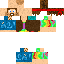 Blue skin: raw texture render