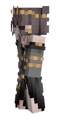 Black skin: body, left side render