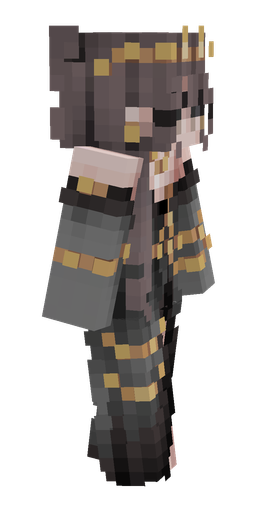 Black skin: body, right side render
