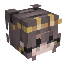 Black skin: head render