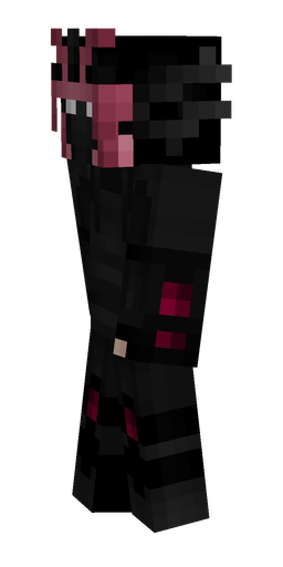 Black skin: body, left side render