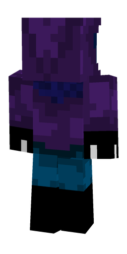 Black skin: body, back render