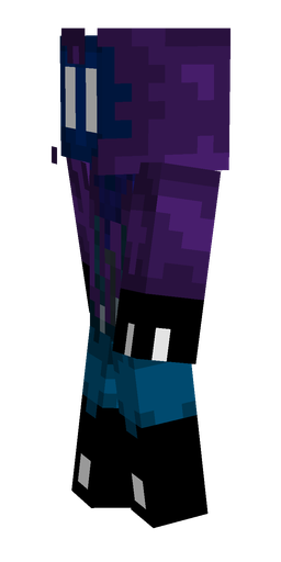 Black skin: body, left side render