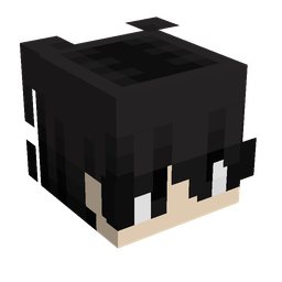 Black skin: head render