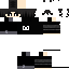 Black skin: raw texture render