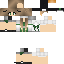 Classic skin: raw texture render
