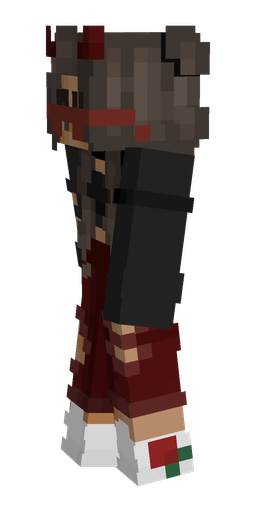 Black skin: body, left side render
