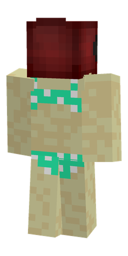 Black skin: body, back render