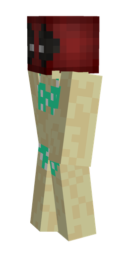 Black skin: body, left side render