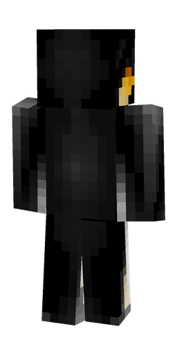 Black skin: body, back render