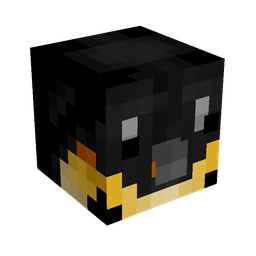 Black skin: head render