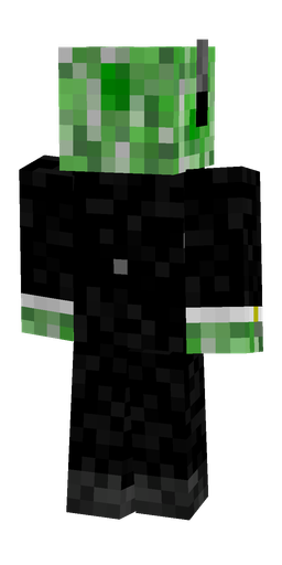 Black skin: body, back render