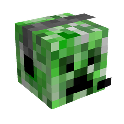 Black skin: head render