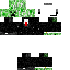 Black skin: raw texture render