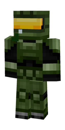 Black skin: body, front render