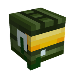 Black skin: head render