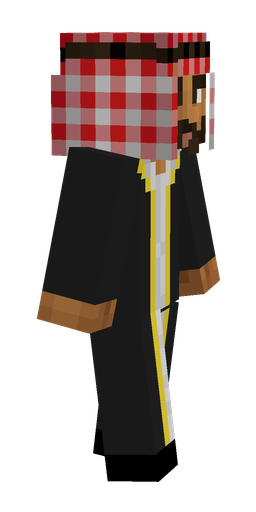 Black skin: body, right side render