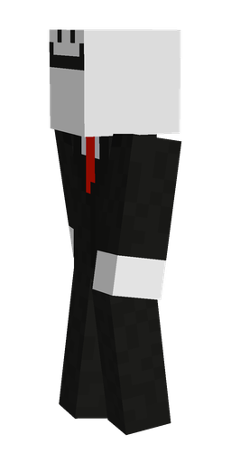 Black skin: body, left side render