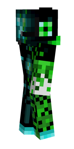Black skin: body, left side render