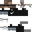 Black skin: raw texture render